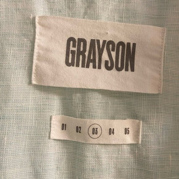 Grayson Frank & Eileen the Artist SS shirt linen pop over dolman sleeves Medium - Picture 6 of 7